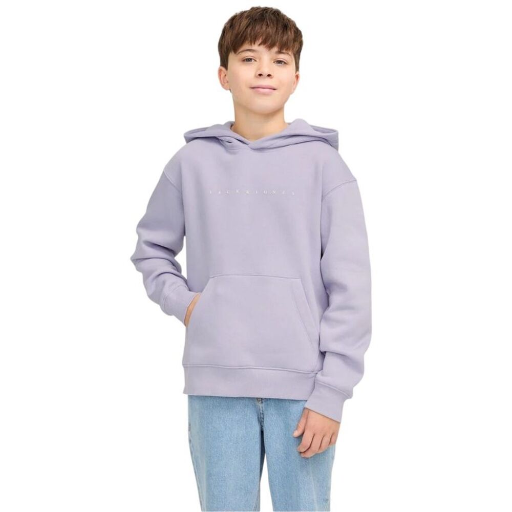 Jack And Jones Childrens/Kids Lettering Stars Hoodie / Lavender